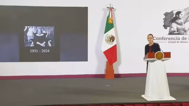 En la conferencia de la Presidenta Claudia Sheinbaum de este viernes, se dedicó un homenaje a la diva del cine mexicano, Silvia Pinal