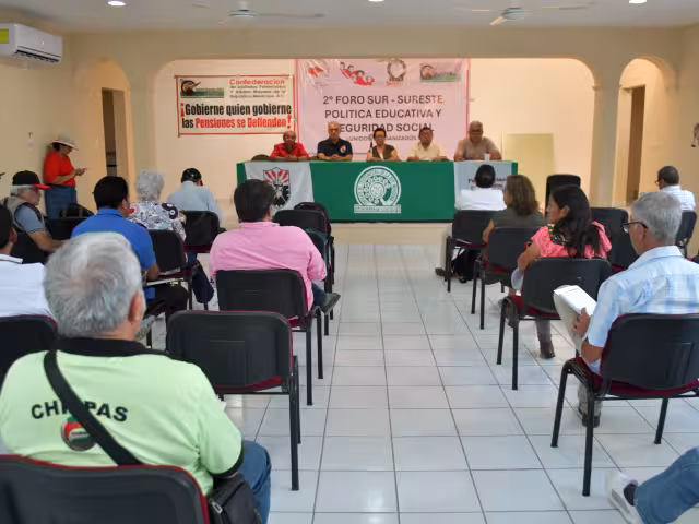 Trabajadores y jubilados del sur-sureste se reunieron en Campeche