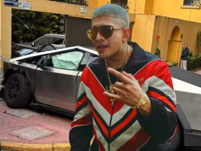 Así quedó la camioneta de lujo