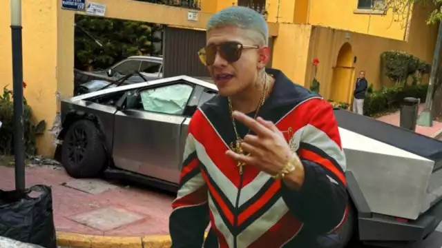 Así quedó la camioneta de lujo