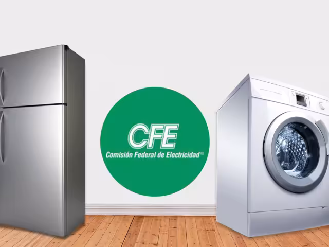 CFE ofrece el Programa ASI para renovar electrodomésticos como refrigeradores y lavadoras