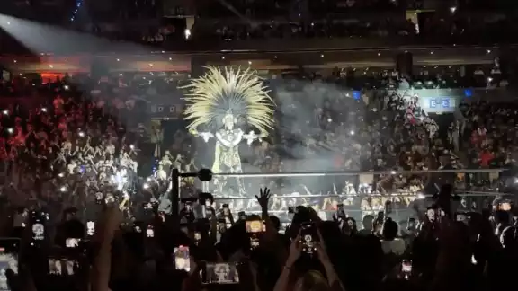 La entrada triunfal de Penta Zero Miedo en CDMX La entrada triunfal de Penta Zero Miedo en CDMX