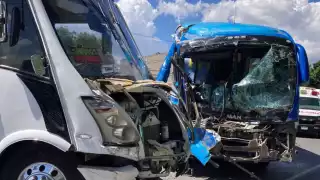 Impactante colisión de autobuses en la autopista México-Pachuca deja 30 heridos: VIDEO