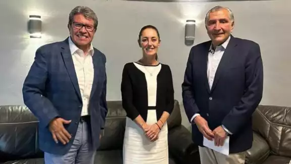 La presidenta Claudia Sheinbaum sostuvo una reunión con el diputado Ricardo Monreal y el senador Adán Augusto López
