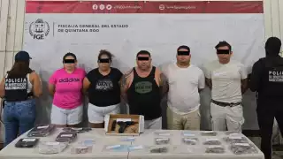 La detención se llevó a cabo por hechos contra la salud, en su modalidad de narcomenudeo