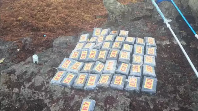 Todos los ladrillos de cocaína estaban marcados con las iniciales "CR7".