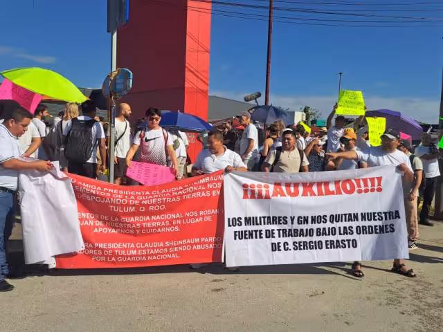 El grupo de aproximadamente 200 personas se congregaron para pedir el acceso libre a los arenales ubicados en el Parque del Jaguar