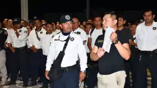 Gobierno de Campeche denuncia infiltración durante protesta de policías disidentes