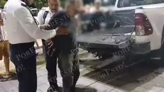 Sujeto con machete es detenido por colonos en Escárcega
