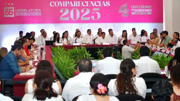 Ayer rindieron cuentas los titulares de las Secretarías de Salud, Educación y Bienestar. (