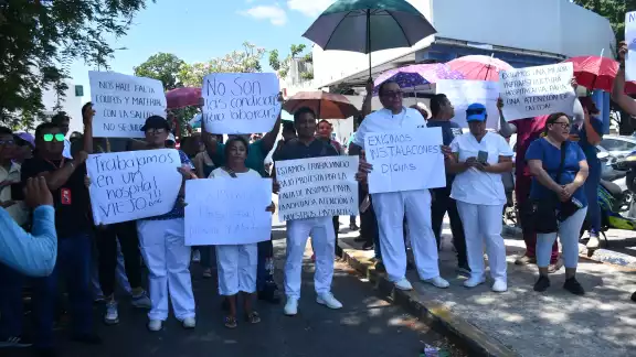 HGZ 1, en remodelación, dice IMSS tras protesta HGZ 1, en remodelación, dice IMSS tras protesta