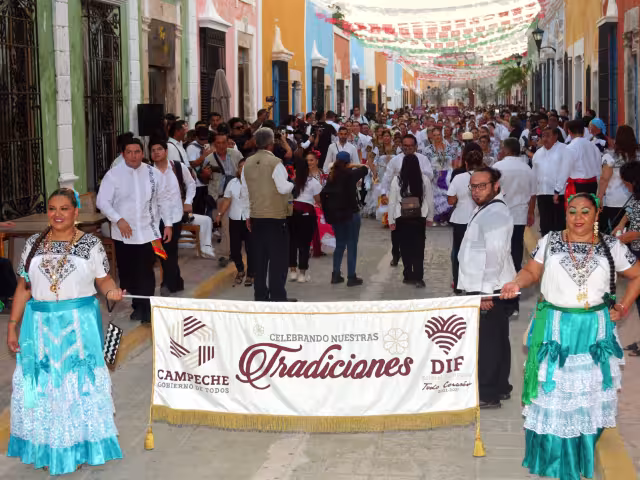 485 años de historia: la Caminata Campechana recorre el corazón de la ciudad