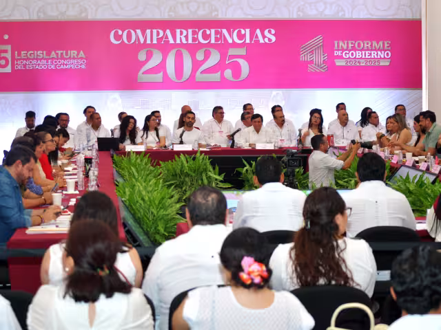 Ayer rindieron cuentas los titulares de las Secretarías de Salud, Educación y Bienestar. (