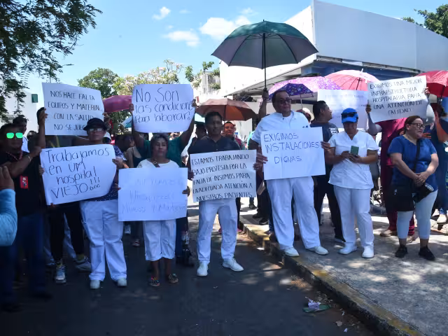 HGZ 1, en remodelación, dice IMSS tras protesta