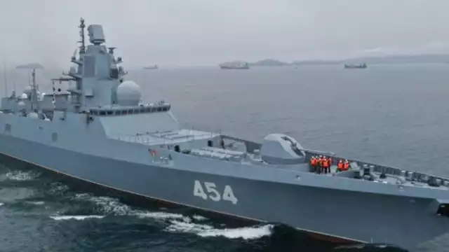 La Fragata rusa Almirante Gorshkov llega al puerto de La Habana, Cuba, en una operación que ya es monitoreada por los fuerzas armadas estadounidenses