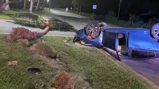 Registran dos accidentes viales durante la madrugada  de hoy jueves en Cancún