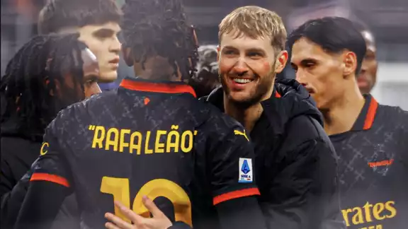 Santiago Gimenez marcó su segundo gol con el AC Milan en la Serie A de Italia.