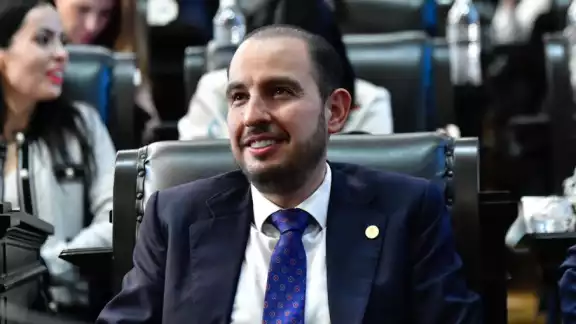 Márko Cortés, senador y líder nacional del Partido Acción Nacional (PAN)
