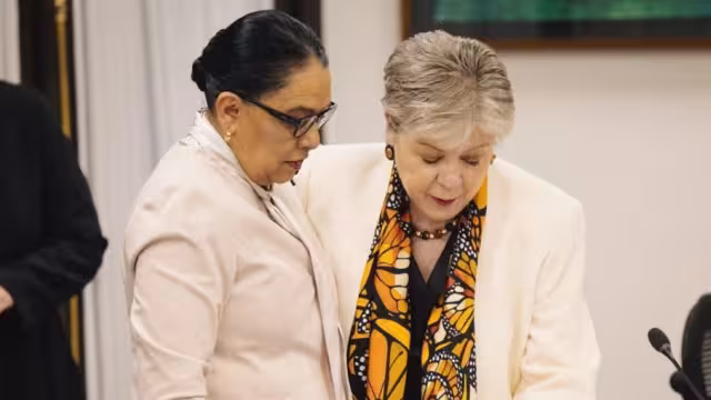 La titular de la SRE, Alicia Bárcena, indicó que bandas criminales están intentando reclutar a jóvenes en Chiapas