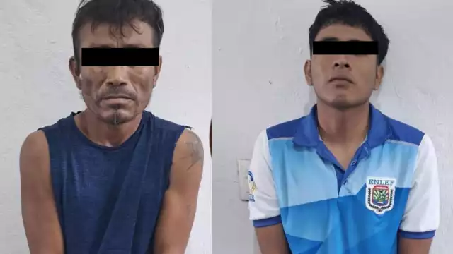 Detienen a dos en Bécal con cristal y hierba; uno llevaba uniforme escolar