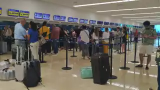 El vuelo a Houston, Texas, fue cancelado por la aproximación del Huracán Beryl