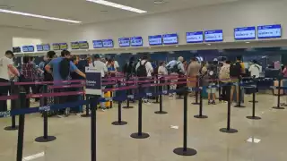 Se registra buena movilidad de pasajeros en el Aeropuerto de Mérida