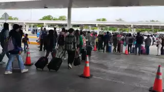 Se ha registrado una gran afluencia de pasajeros este martes