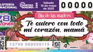 Resultados Sorteo Especial Día de las Madres 2025: ¿Cuándo y a qué hora la Lotería Nacional repartirán 78 mdp en premios