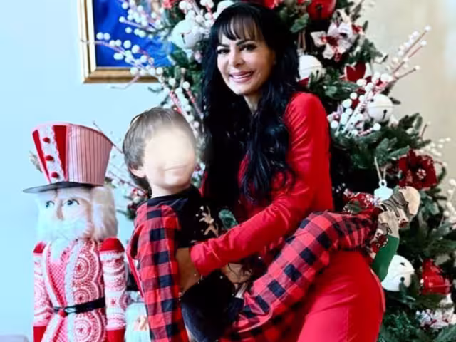 Maribel Guardia y su nieto