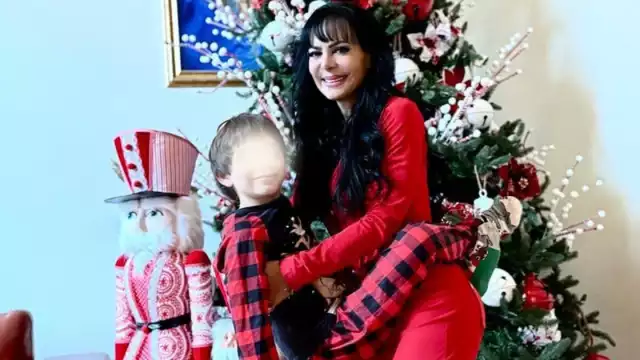 Maribel Guardia y su nieto