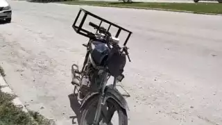   Perro causa choque en Escárcega y repartidor termina en el hospital  