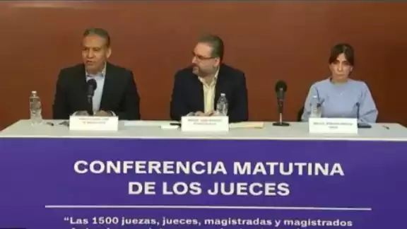 Jueces subrayan que la presidenta Claudia Sheinbaum conoce el fallo judicial que ordena eliminar la reforma al Poder Judicial del DOF Jueces subrayan que la presidenta Claudia Sheinbaum conoce el fallo judicial que ordena eliminar la reforma al Poder Judicial del DOF