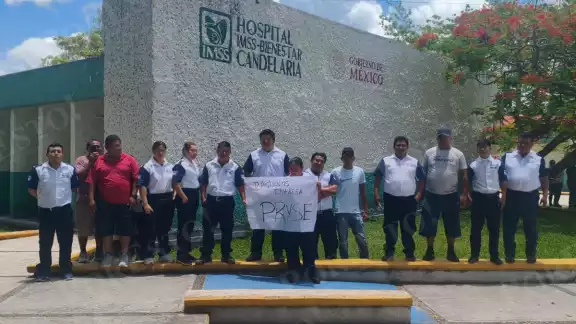 Trabajadores del IMSS Bienestar en Candelaria denuncian falta de pago por parte de empresa contratista