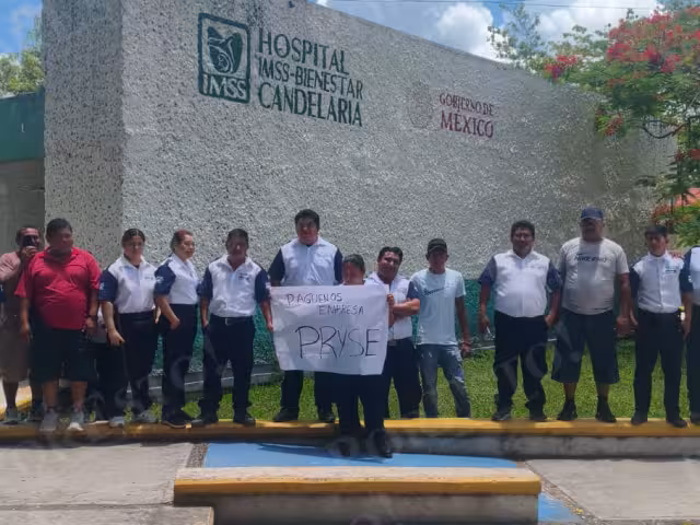 Trabajadores del IMSS Bienestar en Candelaria denuncian falta de pago por parte de empresa contratista