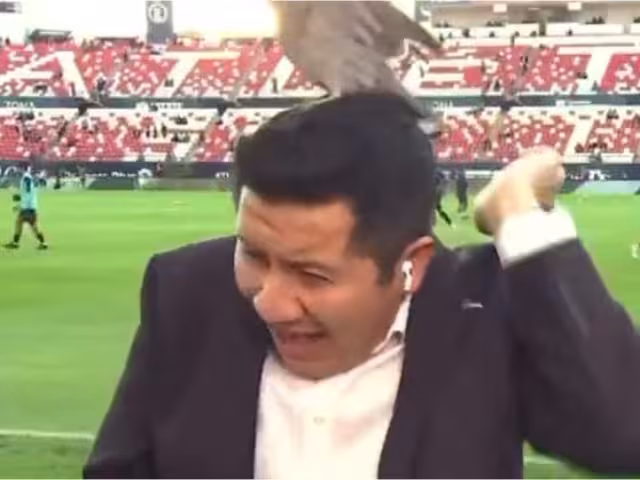 Se sorpresa fue la reacción del periodista