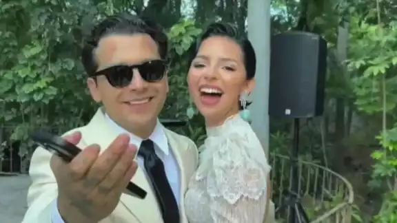 Christian Nodal despierta rumores del presunto embarazo de Ángela Aguilar