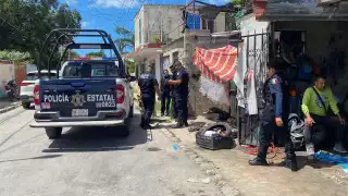 Sospechoso de robos genera movilización policiaca en el barrio de Santa Ana, Campeche 
