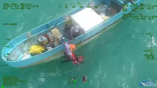 A salvo tres pescadores de Sisal; rescate de SSP por mar y aire