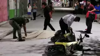 Por obra de pavimentación en colonia Santa Rosalía motociclista pierde la vida