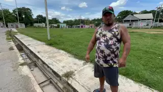 Vecinos de Hopelchén exigen solución a drenaje abandonado por más de 10 años   