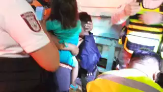 Chispa de torito petate quema a menor en feria de Dzitbalché