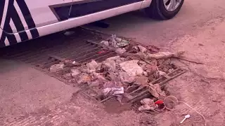 Alcantarilla en pésimas condiciones de Campeche ocasionan accidentes  