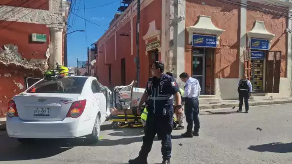 Accidente en San Francisco: un lesionado, daños materiales y caos vial