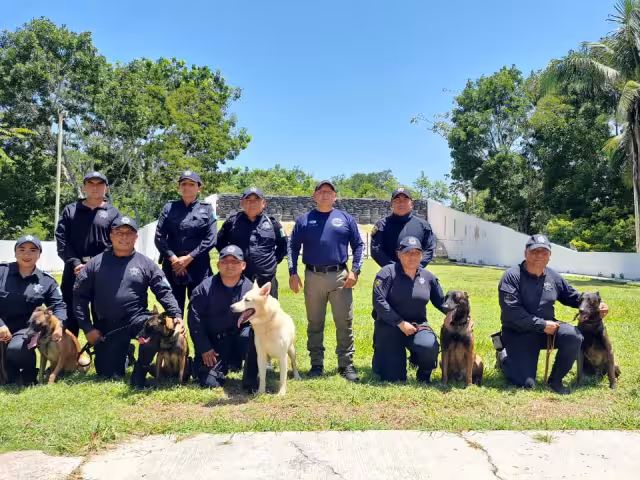 Binomios caninos de Quintana Roo reciben certificación
