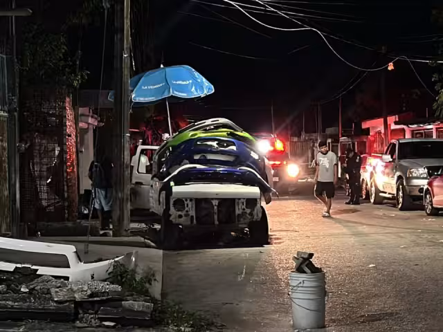 Hombre es atacado a quemarropa afuera de su casa en Cancún.