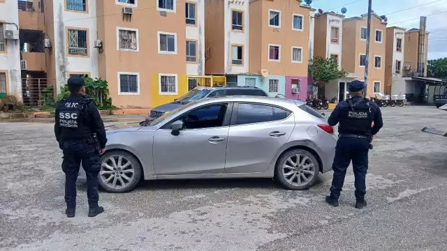 La persecución finalizó en el fraccionamiento Villas Otoch Paraíso