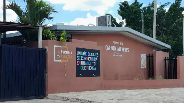 Ladrones sustrajeron parte de la instalación eléctrica de la Escuela Primaria “Carmen Meneses” en Calkiní