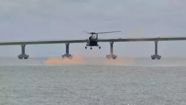 Elementos de la Décimo Primera Zona Naval Militar realizaron un simulacro de rescate en la Laguna de Términos.