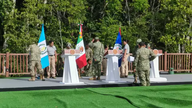 El Hotel Tren Maya Calakmul recibe a delegaciones de México, Belice y Guatemala.