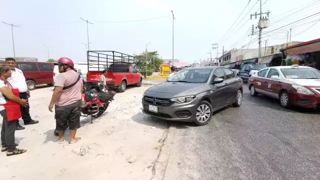 Atropellado en el centro